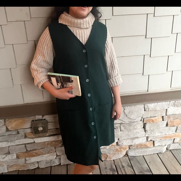 Vintage Worthington sleeveless button down dress - Picture 4 of 6